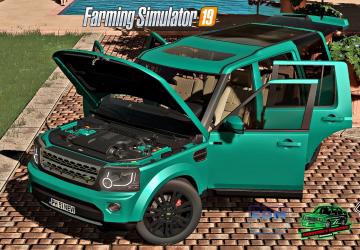 Land Rover Discovery 4 version 1.0.0.0 for Farming Simulator 2019 (v1.5x)