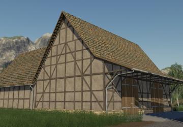 Large Timberframe Barn version 1.0.0.0 for Farming Simulator 2019 (v1.5.х)