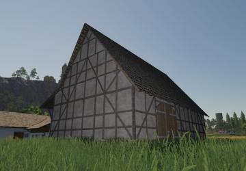 Large Timberframe Barn version 1.0.0.0 for Farming Simulator 2019 (v1.5.х)