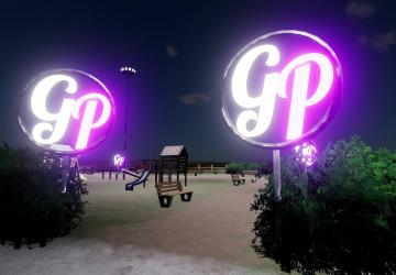 LED SIGN - GARRETT PLAYS LOGO version 1.0 for Farming Simulator 2019 (v1.3.0.1)