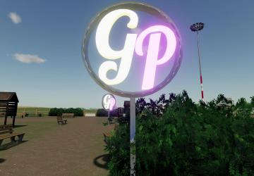 LED SIGN - GARRETT PLAYS LOGO version 1.0 for Farming Simulator 2019 (v1.3.0.1)
