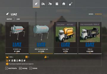 LIAZ 706 and Add-ons version 1.0 for Farming Simulator 2019 (v1.6.0.0)