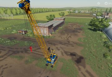 Liebherr HS1000HD Sarens version 1.5 for Farming Simulator 2019 (v1.5.1.0)