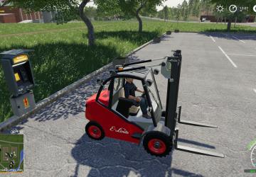 Linde H40 Electro with Localization version 1.0.0.0 for Farming Simulator 2019 (v1.7.1.0)