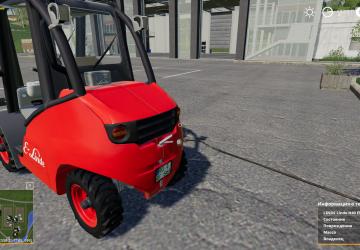 Linde H40 Electro with Localization version 1.0.0.0 for Farming Simulator 2019 (v1.7.1.0)
