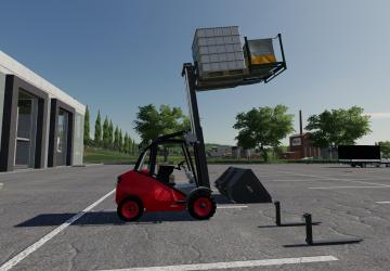 Linde H40D Forklifter version 1.0.0.0 for Farming Simulator 2019 (v1.7.1.0)