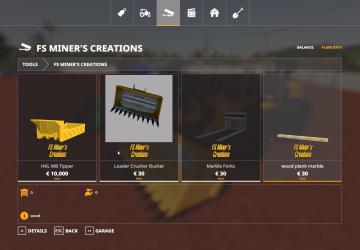Loader Crusher Bucket version 1.0 for Farming Simulator 2019 (v1.5.1.0)
