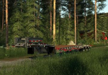 Lode King 50 ton lowbed version 1.0.0.0 for Farming Simulator 2019 (v1.5.х)