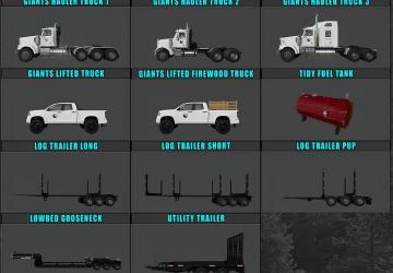 Logging Mods Pack October - 2020 version 1.0 for Farming Simulator 2019 (v1.6.x)