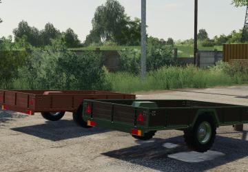 Low Trailer And Bale Trailer version 1.0.0.0 for Farming Simulator 2019 (v1.7x)