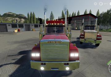 MACK DAYCAB AND MACK SLEEPER TRUCK version 1.0.0.5 for Farming Simulator 2019 (v1.3.0.1)