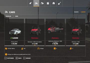 MAHINDRA RETRIEVER PACK version 1.0 for Farming Simulator 2019 (v1.3.0.1)