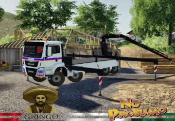 MAN 8X4 Eurovia version 2.0.0.0 for Farming Simulator 2019 (v1.6.x)