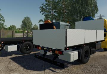 MAN F2000 Side doors crane version 1.0.0.0 for Farming Simulator 2019 (v1.7.x)