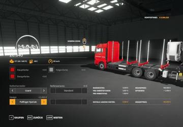 MAN Forest Truck MP version 1.4.6 for Farming Simulator 2019 (v1.3.х)