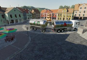 MAN Tank Lkw Mit Anhanger version 1.0.0.4 for Farming Simulator 2019 (v1.5.1.0)