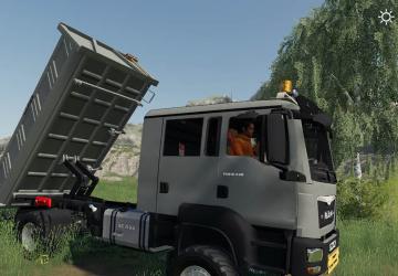 Man TGM 41480 4x4 Meiller Kipper version 1.0.0.0 for Farming Simulator 2019 (v1.4х)