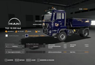 MAN TGS18500 TIPPER version 1.0 for Farming Simulator 2019