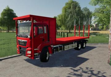 MAN TGS 18.500 Bale Transport Autoload version 1.0.0.0 for Farming Simulator 2019 (v1.5.x)