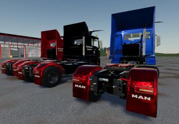 MAN TGS 18.500 BlackImpulse Edition version 2.0.0.0 for Farming Simulator 2019 (v1.4х)
