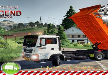 Man TGS 5x4 Benne Polimix version 1.5 for Farming Simulator 2019 (v1.5.1.0)