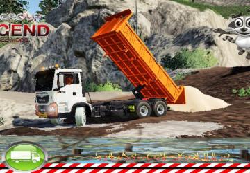 Man TGS 5x4 Benne Polimix version 1.5 for Farming Simulator 2019 (v1.5.1.0)