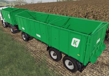 Man TGS AgroTruck and Kroger HKD Pack version 1.0.0.1 for Farming Simulator 2019 (v1.4х)