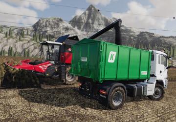 Man TGS AgroTruck and Kroger HKD Pack version 1.0.0.1 for Farming Simulator 2019 (v1.4х)
