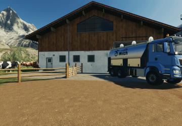 MAN TGS Milk Truck version 1.0.0.1 for Farming Simulator 2019 (v1.7.x)