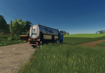 MAN TGS Milk Truck version 1.0.0.1 for Farming Simulator 2019 (v1.7.x)