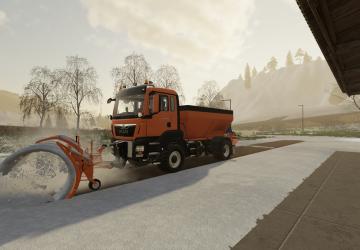 MAN TGS Winter Service version 1.0.1.0 for Farming Simulator 2019 (v1.5.x)