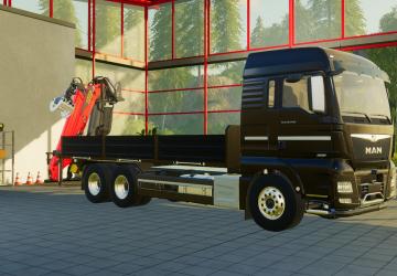 MAN TGX Crane TCM version 2.0.0.0 for Farming Simulator 2019 (v1.7x)