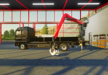 MAN TGX Crane TCM version 2.0.0.0 for Farming Simulator 2019 (v1.7x)