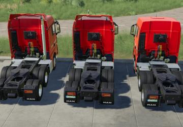 MAN TGX Semi-Truck Pack version 1.1.0.1 for Farming Simulator 2019 (v1.6.x)