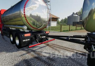 MAN TGX Tanker Truck version 1.1.0.0 for Farming Simulator 2019 (v1.3.х)