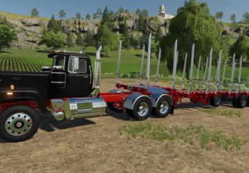 Manac Log Trailer version 1.0.0.0 for Farming Simulator 2019 (v1.5.x)