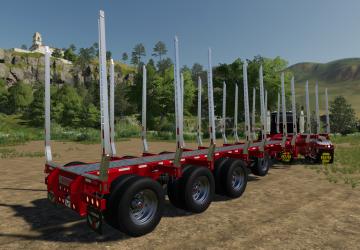 Manac Log Trailer version 1.0.0.0 for Farming Simulator 2019 (v1.5.x)