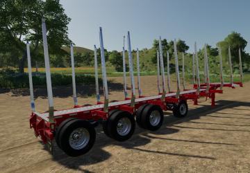 Manac Log Trailer version 1.0.0.0 for Farming Simulator 2019 (v1.5.x)