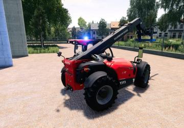 Manitou telehandler fire department version 1.2.0.0 for Farming Simulator 2019