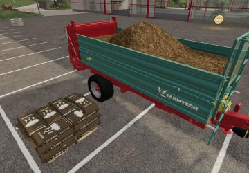 Manure And TMR Pallet version 1.0.0.0 for Farming Simulator 2019 (v1.5.х)