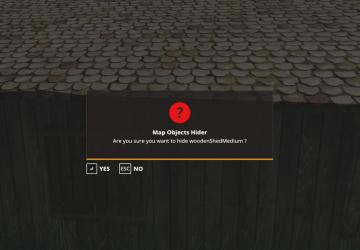 Map Objects Hider version 1.2.0.0 for Farming Simulator 2019