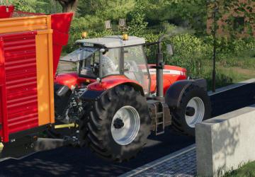 Massey Ferguson 7400 version 1.0.0.0 for Farming Simulator 2019 (v1.4х)