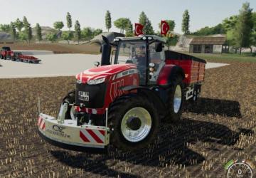Massey Ferguson 8737 version 1.5 for Farming Simulator 2019