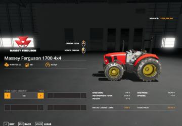 Massey Ferguson Pack version 1.0.0.0 for Farming Simulator 2019 (v1.3.х)