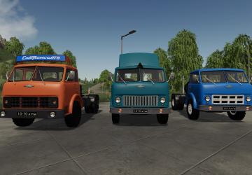 MAZ-504 + Trailer version 1.0.0.1 for Farming Simulator 2019 (v1.5.x)