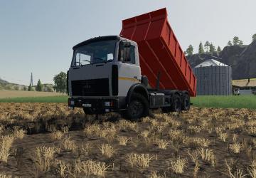 MAZ-5516A2 + MAZ-856101 Trailer Conversion v1.0.0.0 for Farming Simulator 2019 (v1.5.x)