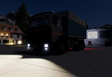 MAZ-5516A2 + MAZ-856101 Trailer Conversion v1.0.0.0 for Farming Simulator 2019 (v1.5.x)