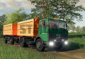 MAZ-5551 A2 version 1.0.0.1 for Farming Simulator 2019 (v1.7x)