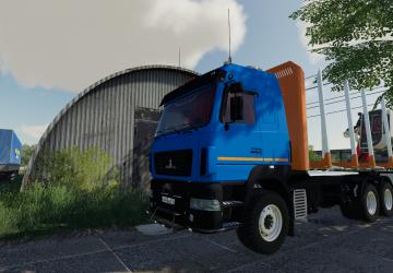 MAZ-631203 Timber Truck version 1.0.0.0 for Farming Simulator 2019 (v1.7.x)