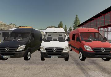 MB Sprinter 3x version 1.0.0.0 for Farming Simulator 2019 (v1.4.x)